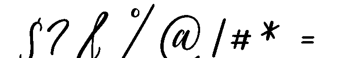 Disandra Font OTHER CHARS