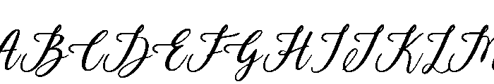Disandra Font UPPERCASE