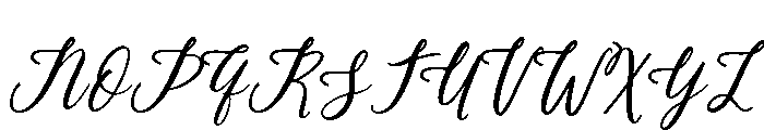 Disandra Font UPPERCASE