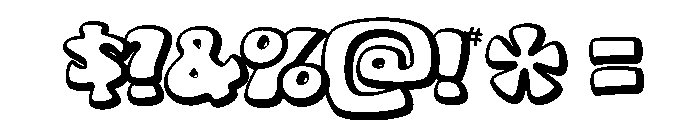 Disco Bubble Regular Font OTHER CHARS