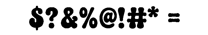 Disco Butter Font OTHER CHARS