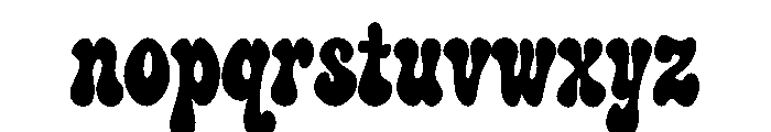 Disco Butter Font LOWERCASE