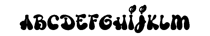 Disco Font UPPERCASE
