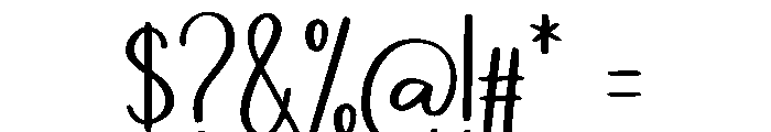 Discopastry Font OTHER CHARS