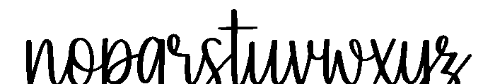 Discopastry Font LOWERCASE
