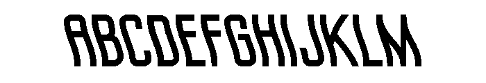 Dishead Font UPPERCASE