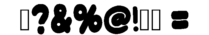 Disney Babies Regular Font OTHER CHARS