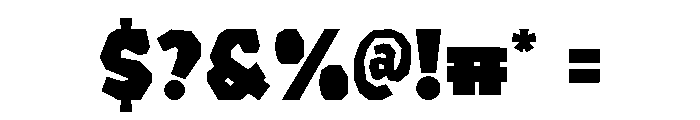 Disney Comic Font OTHER CHARS