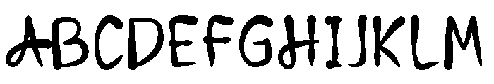 Disney Doodles Regular Font UPPERCASE