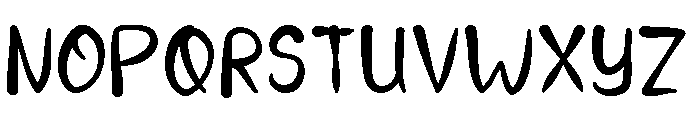 Disney Doodles Regular Font UPPERCASE