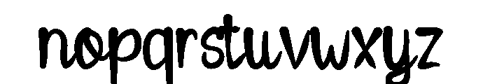 Disney Doodles Regular Font LOWERCASE