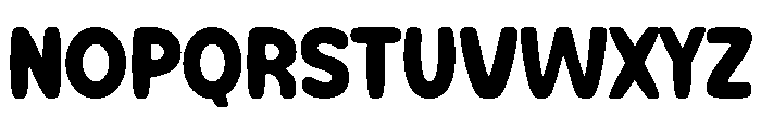 Disney Flash Font LOWERCASE