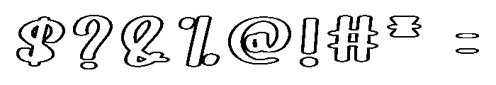 Disney Jungle Font OTHER CHARS
