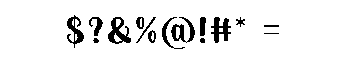 Disney Signature Regular Font OTHER CHARS