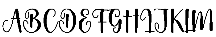 Disney Signature Regular Font UPPERCASE