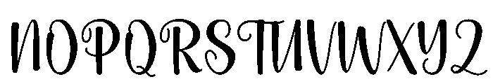 Disney Signature Regular Font UPPERCASE