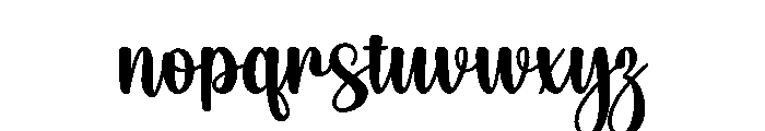 Disney Signature Regular Font LOWERCASE