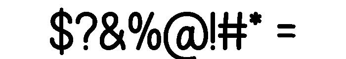 Disney Static Regular Font OTHER CHARS