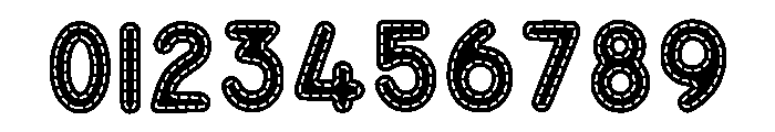 Disney Stitches Regular Font OTHER CHARS