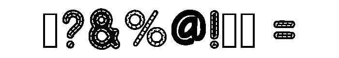 Disney Stitches Regular Font OTHER CHARS