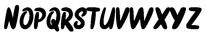 Dispay Micko Font UPPERCASE
