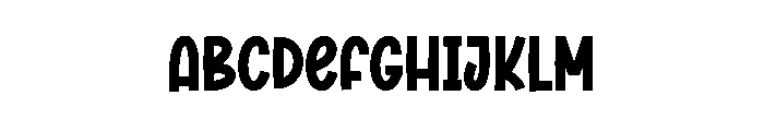 Display Alphabet Font UPPERCASE