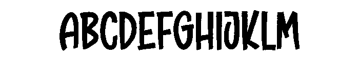 Display Howdy Font UPPERCASE