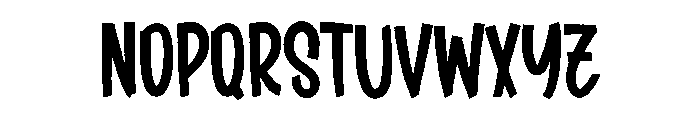 Display Howdy Font UPPERCASE