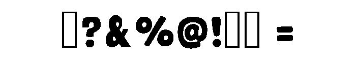 Display Kids Regular Font OTHER CHARS