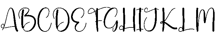 Display Minimalist Font UPPERCASE