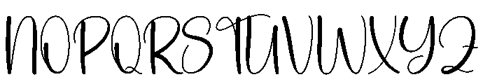 Display Minimalist Font UPPERCASE
