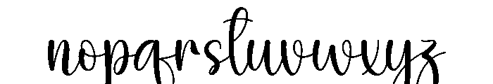 Display Minimalist Font LOWERCASE