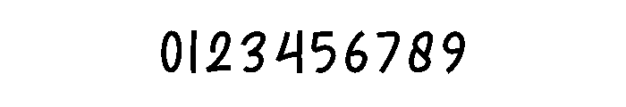 Display Retro Font OTHER CHARS