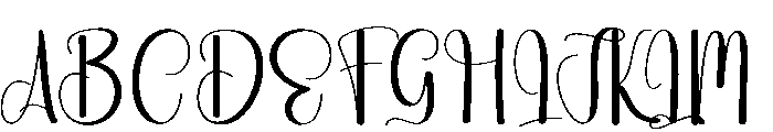 Display Theater Font UPPERCASE