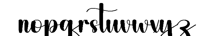Display Theater Font LOWERCASE