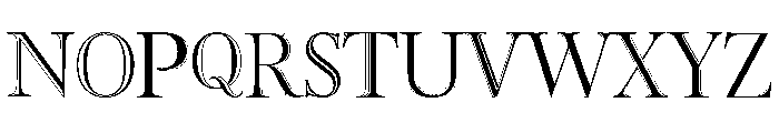 Distela Grace Font UPPERCASE