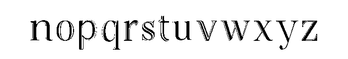 Distela Grace Font LOWERCASE