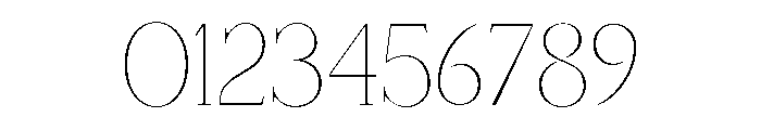 Disthero Regular Font OTHER CHARS