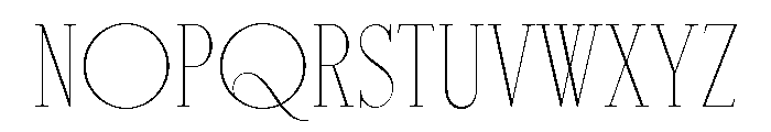 Disthero Regular Font LOWERCASE