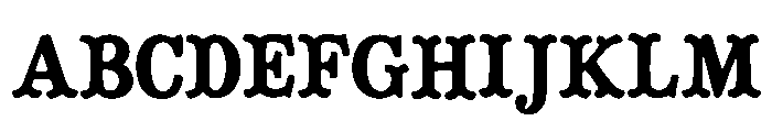 Distort_Ink Font UPPERCASE