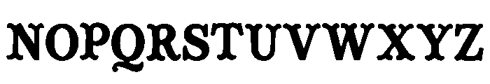 Distort_Ink Font UPPERCASE