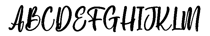 Distres Font UPPERCASE