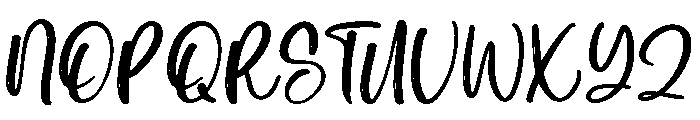 Distres Font UPPERCASE