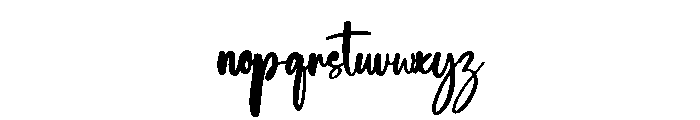 Distres Font LOWERCASE