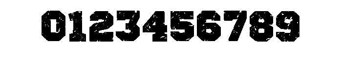 Distress Sporty Regular Font OTHER CHARS