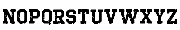 Distress Vintage Regular Font LOWERCASE