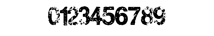Distressed Asphalt By S Regular Font OTHER CHARS