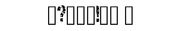 Distressed Asphalt By S Regular Font OTHER CHARS