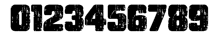 Distressed Black Font OTHER CHARS