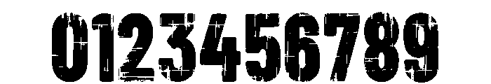 Distressed Creative Regular Font OTHER CHARS